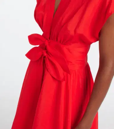 Alaïa Alaïa Belted midi dress | Thumbnail 6