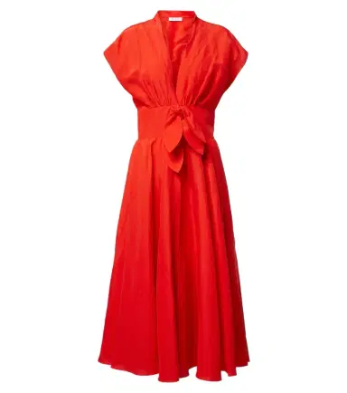 Alaïa Alaïa Belted midi dress | Thumbnail 1