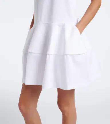 Alaïa Alaïa Cotton jersey minidress | Thumbnail 3