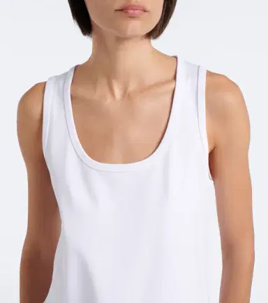 Alaïa Alaïa Cotton jersey minidress | Thumbnail 4