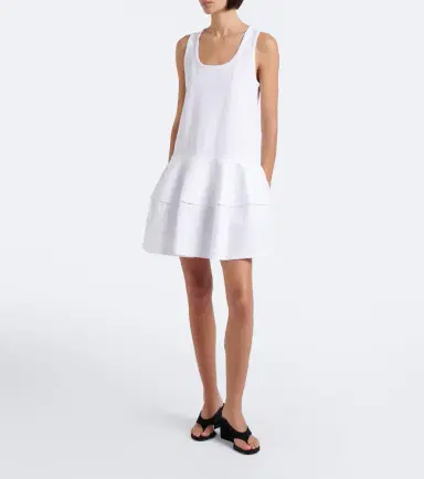 Alaïa Alaïa Cotton jersey minidress | Thumbnail 6