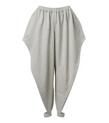 Alaïa Alaïa Ruffled cotton-blend fleece tapered pants | Thumbnail 1 Alaïa Alaïa Ruffled cotton-blend fleece tapered pants | Thumbnail 1