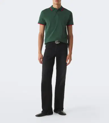 Gucci Cotton-blend piqué polo shirt | Thumbnail 6 Gucci Cotton-blend piqué polo shirt | Thumbnail 6