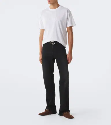 Gucci Logo cotton jersey T-shirt | Thumbnail 3