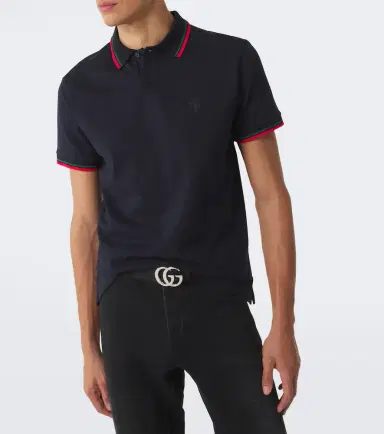 Gucci Cotton-blend piqué polo shirt | Thumbnail 2