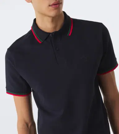 Gucci Cotton-blend piqué polo shirt | Thumbnail 6