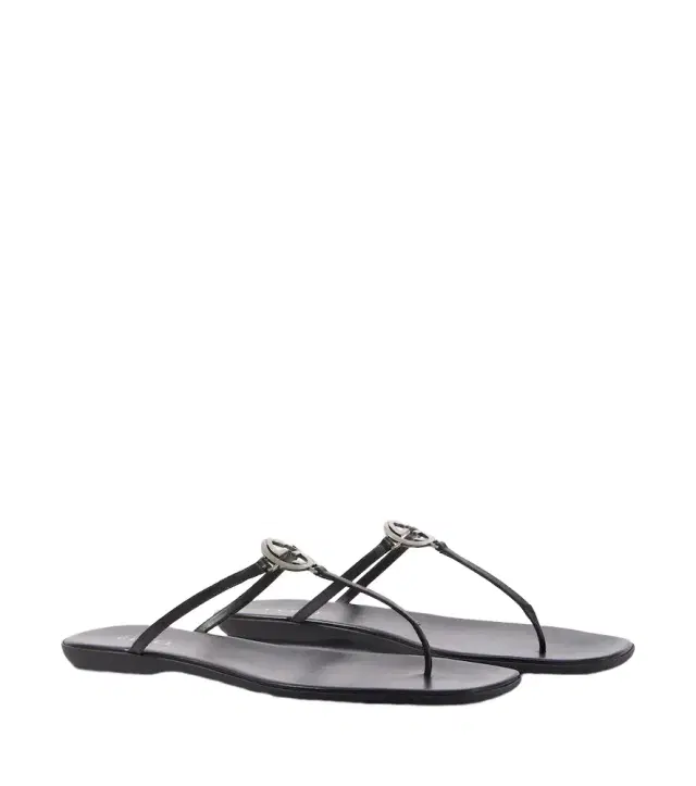 Interlocking G leather thong sandals