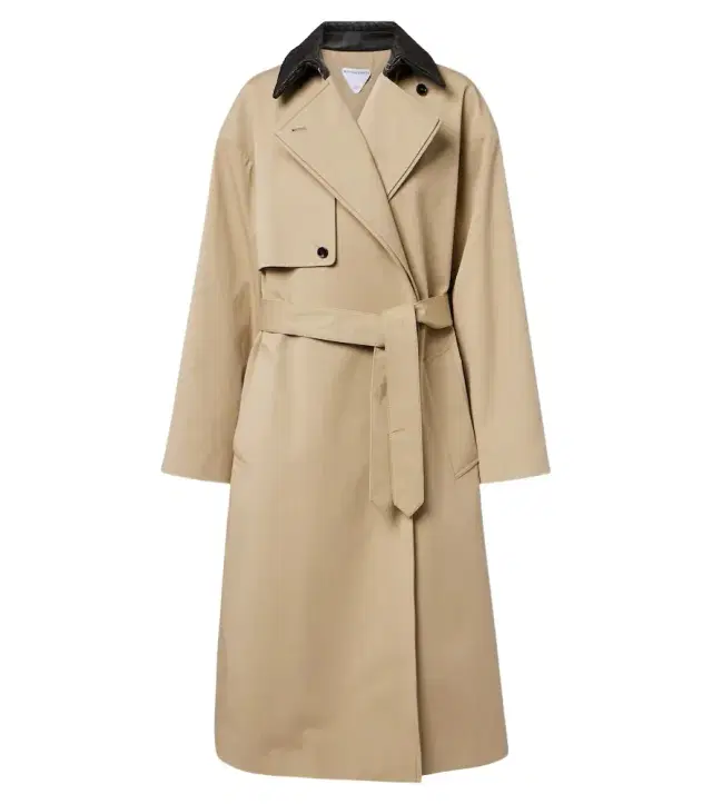 Bottega Veneta Intrecciato cotton trench coat