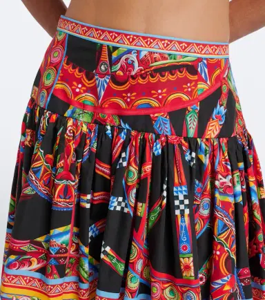Dolce & Gabbana Carretto cotton miniskirt | Thumbnail 3