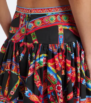 Dolce & Gabbana Carretto cotton miniskirt | Thumbnail 5