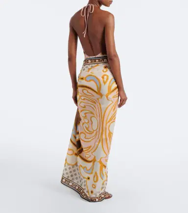 La DoubleJ Printed cotton beach cover-up | Thumbnail 2 La DoubleJ Printed cotton beach cover-up | Thumbnail 2