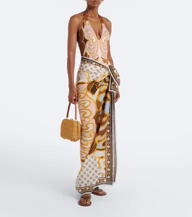 La DoubleJ Printed cotton beach cover-up | Thumbnail 4 La DoubleJ Printed cotton beach cover-up | Thumbnail 4