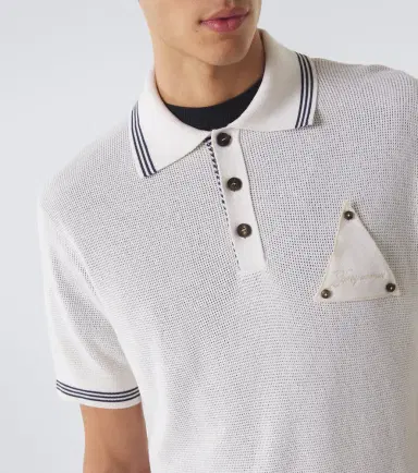 Jacquemus Voilier waffe-knit silk and cotton polo shirt | Thumbnail 2 Jacquemus Voilier waffe-knit silk and cotton polo shirt | Thumbnail 2