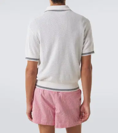 Jacquemus Voilier waffe-knit silk and cotton polo shirt | Thumbnail 5 Jacquemus Voilier waffe-knit silk and cotton polo shirt | Thumbnail 5