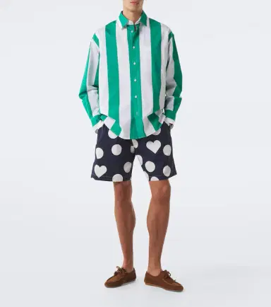 Jacquemus Camargue striped cotton poplin shirt | Thumbnail 4
