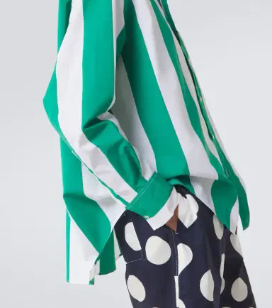 Jacquemus Camargue striped cotton poplin shirt | Thumbnail 5