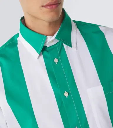 Jacquemus Camargue striped cotton poplin shirt | Thumbnail 7