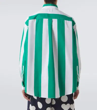 Jacquemus Camargue striped cotton poplin shirt | Thumbnail 8