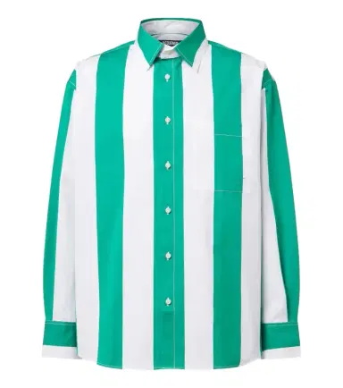 Jacquemus Camargue striped cotton poplin shirt | Thumbnail 1