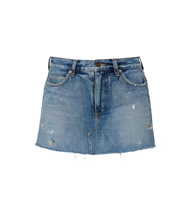 Denim skort