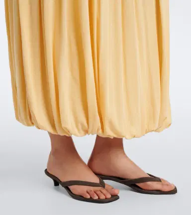 TOTEME Suede thong sandals | Thumbnail 6