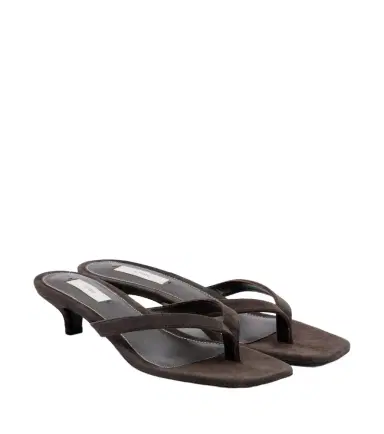 TOTEME Suede thong sandals | Thumbnail 1