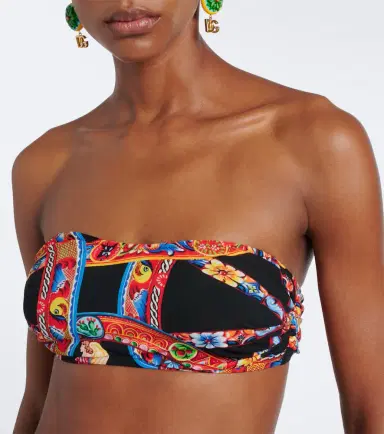 Dolce & Gabbana Carretto bandeau top | Thumbnail 2 Dolce & Gabbana Carretto bandeau top | Thumbnail 2
