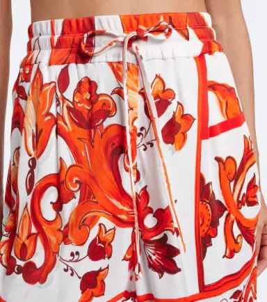 Dolce & Gabbana Majolica wide-leg pants | Thumbnail 5