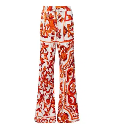 Dolce & Gabbana Majolica wide-leg pants | Thumbnail 1