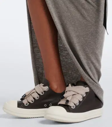 Rick Owens Jumbolace leather sneakers | Thumbnail 5