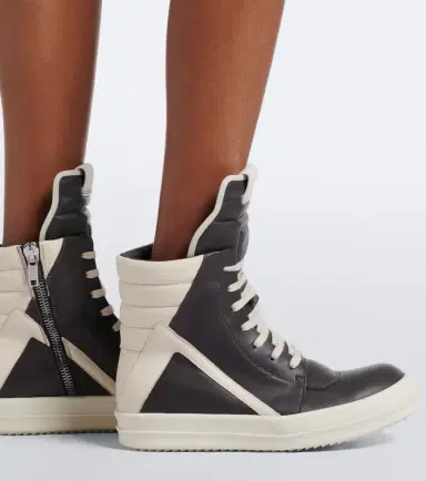 Rick Owens Geobasket leather sneakers | Thumbnail 5 Rick Owens Geobasket leather sneakers | Thumbnail 5