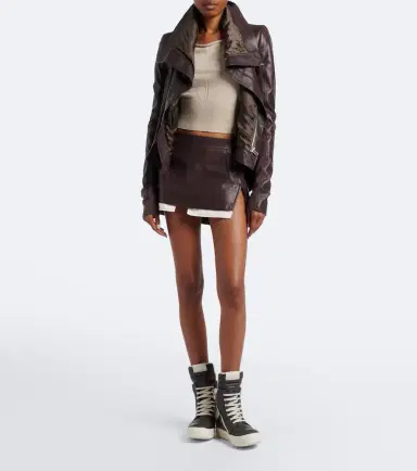 Rick Owens Geobasket leather sneakers | Thumbnail 6 Rick Owens Geobasket leather sneakers | Thumbnail 6