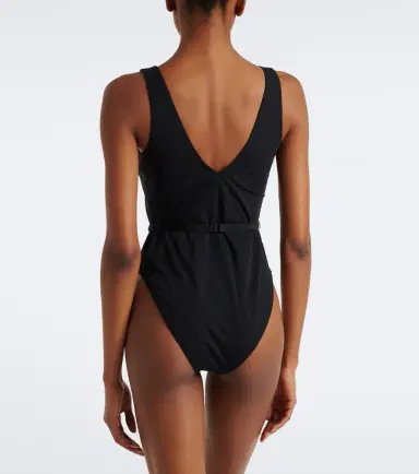 Tory Burch Double T belted swimsuit | Thumbnail 2 Tory Burch Double T belted swimsuit | Thumbnail 2