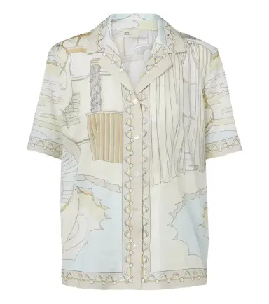 Tory Burch Printed cotton shirt | Thumbnail 1 Tory Burch Printed cotton shirt | Thumbnail 1