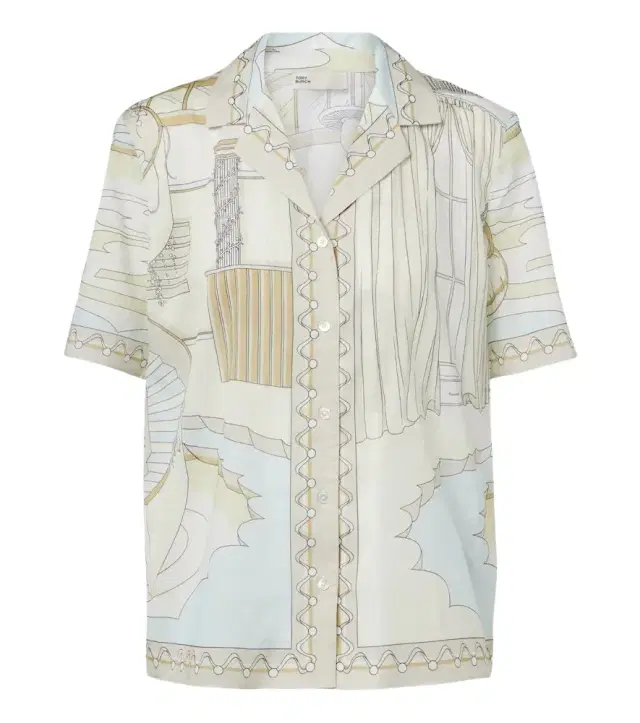 Printed cotton shirt