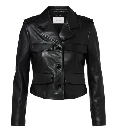 Dorothee Schumacher Cropped leather jacket | Thumbnail 1 Dorothee Schumacher Cropped leather jacket | Thumbnail 1