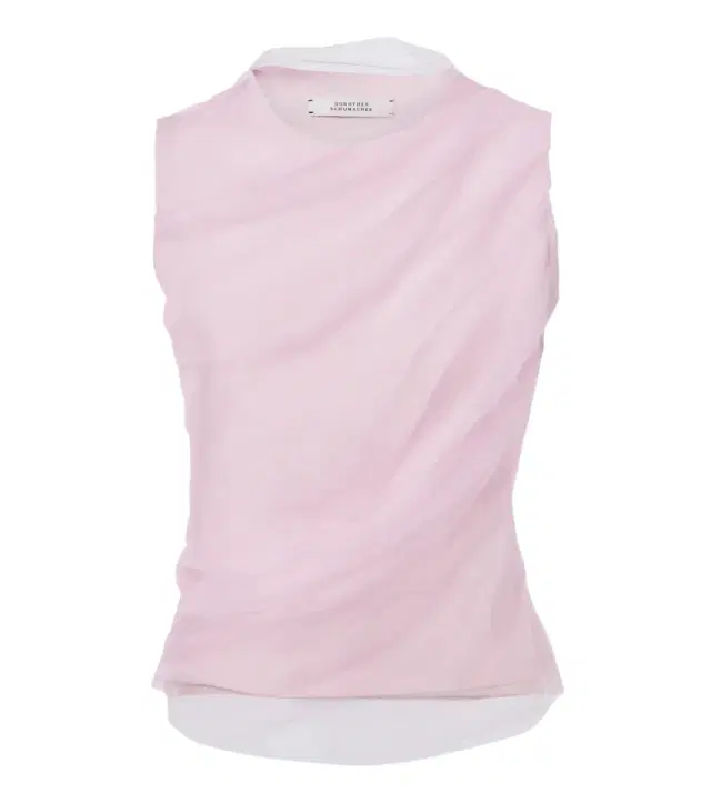 Dorothee Schumacher Layered draped jersey and tulle top