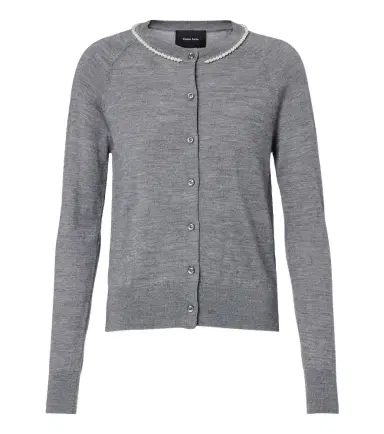 Simone Rocha Embellished wool and silk cardigan | Thumbnail 1 Simone Rocha Embellished wool and silk cardigan | Thumbnail 1