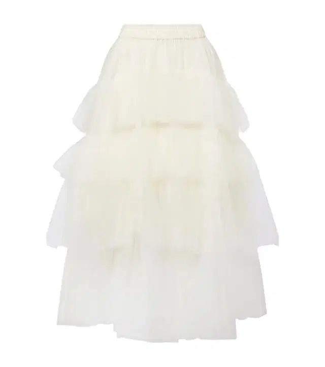 Simone Rocha Ruffled tulle midi skirt