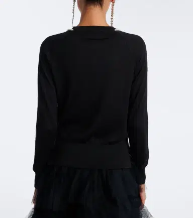 Simone Rocha Embellished wool and silk cardigan | Thumbnail 2 Simone Rocha Embellished wool and silk cardigan | Thumbnail 2
