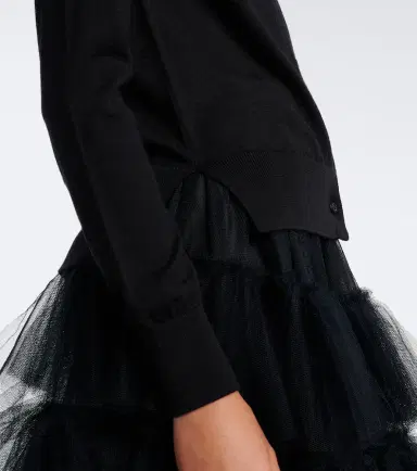 Simone Rocha Embellished wool and silk cardigan | Thumbnail 5 Simone Rocha Embellished wool and silk cardigan | Thumbnail 5