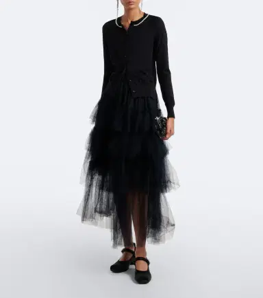 Simone Rocha Embellished wool and silk cardigan | Thumbnail 6 Simone Rocha Embellished wool and silk cardigan | Thumbnail 6