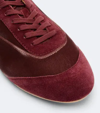 Jil Sander Etage suede-trimmed velvet sneakers | Thumbnail 2 Jil Sander Etage suede-trimmed velvet sneakers | Thumbnail 2
