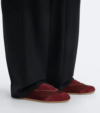 Jil Sander Etage suede-trimmed velvet sneakers | Thumbnail 6 Jil Sander Etage suede-trimmed velvet sneakers | Thumbnail 6