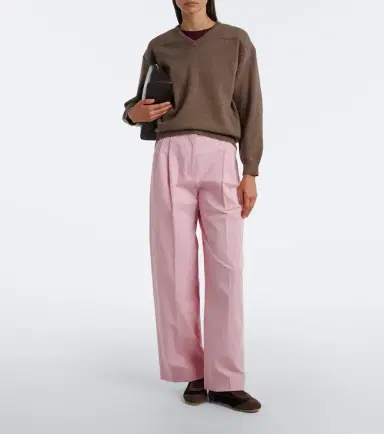 Jil Sander Etage suede-trimmed velvet sneakers | Thumbnail 6 Jil Sander Etage suede-trimmed velvet sneakers | Thumbnail 6