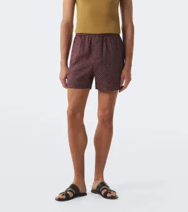 Saint Laurent Printed silk shorts | Thumbnail 5 Saint Laurent Printed silk shorts | Thumbnail 5