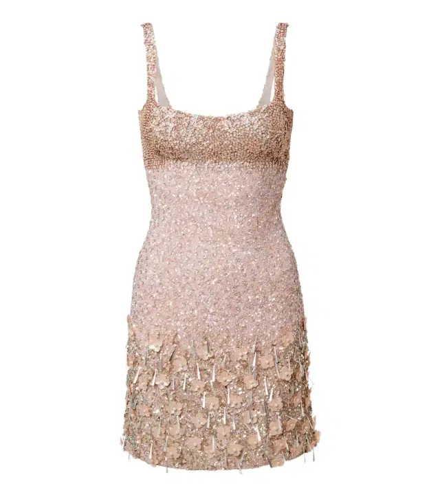 La Fuori Là Fuori Maris sequined minidress