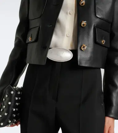 Altuzarra Oval Plaque suede belt | Thumbnail 3 Altuzarra Oval Plaque suede belt | Thumbnail 3