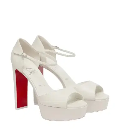 Christian Louboutin Sandaloo leather platform sandals | Thumbnail 1