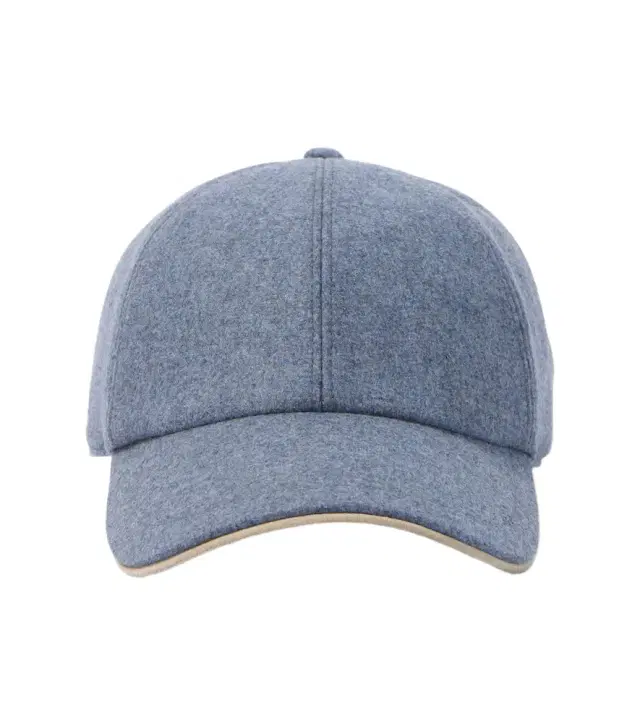 Eleventy Wool, silk, and cashmere baseball cap